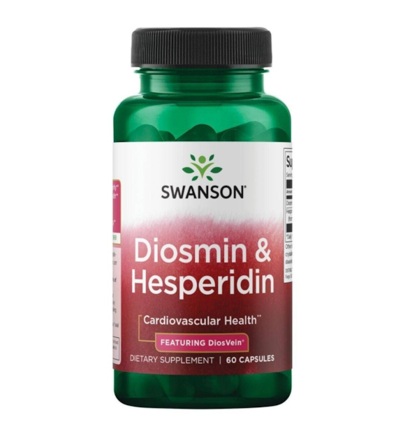 Swanson Diosmina i hesperydyna (DiosVein) - 60 kapsułek