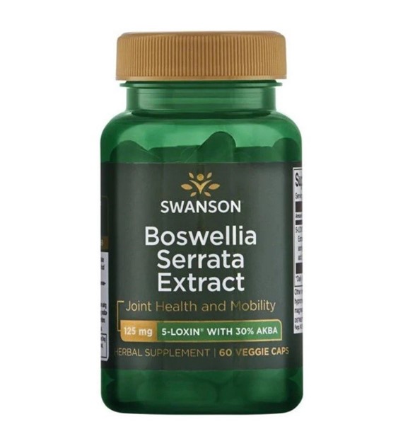 Swanson 5-Loxin Boswellia Serrata (Kadzidłowiec) 125 mg - 60 kapsułek