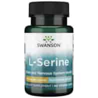 Swanson AjiPure L-seryna 500 mg - 60 kapsułek
