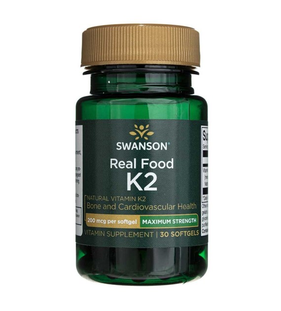 Swanson Vitamin K2 200 mcg - 30 měkkých gelů