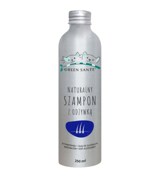 JM Sante Szampon z odżywką dla psa i kota - 250 ml