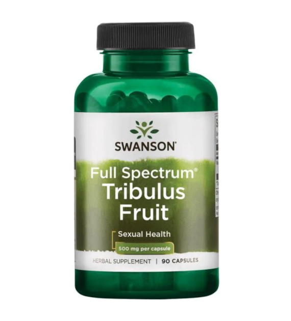 Swanson Full Spectrum Tribulus Fruit (Buzdyganek naziemny) 500 mg - 90 kapsułek