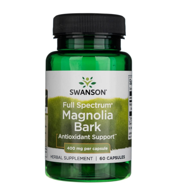 Swanson Full Spectrum Magnolia Bark 400 mg - 60 Capsules