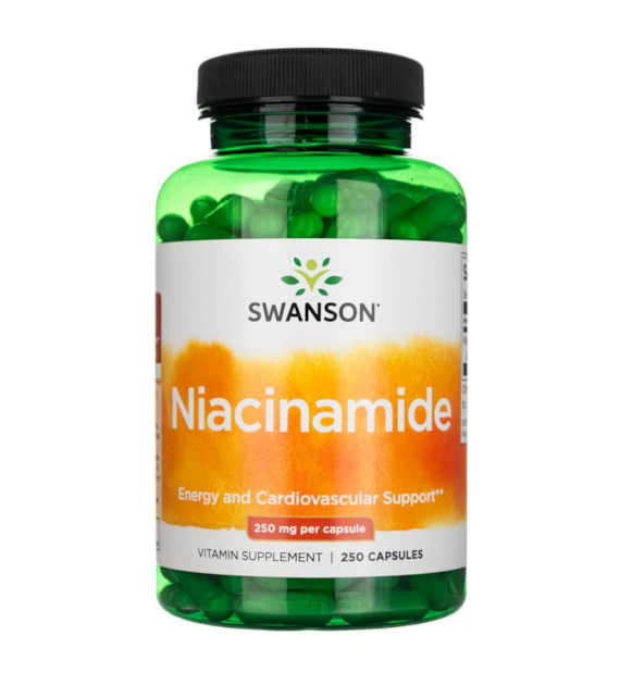 Swanson Niacinamide (Niacynamid) 250 mg - 250 kapsułek