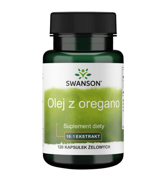 Swanson Oreganový olej 10:1 extrakt 150 mg - 120 měkkých gelů