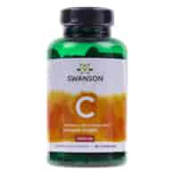 Swanson Witamina C z dziką różą 1000 mg - 90 kapsułek