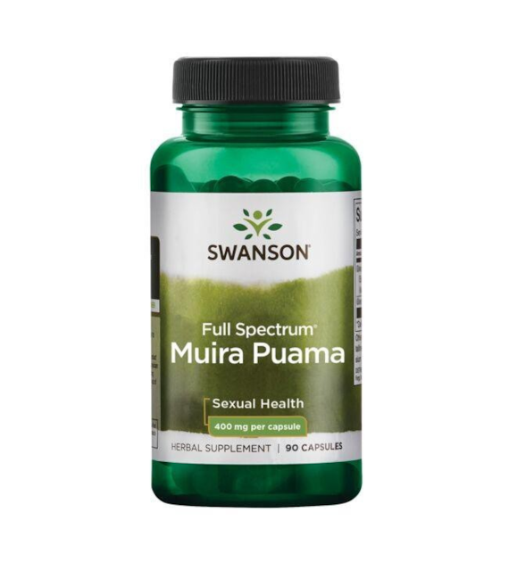 Swanson Full Spectrum Muira Puama 400 mg - 90 Capsules