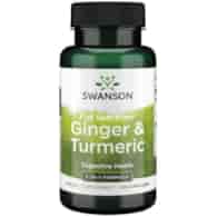 Swanson Ginger & Turmeric (Imbir i Kurkuma) - 60 kapsułek