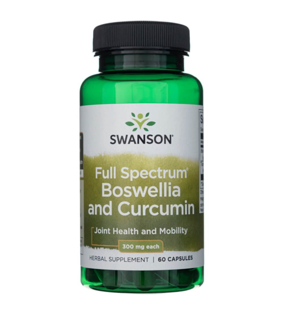 Swanson Boswellia & Curcumin (kurkuma) - 60 kapsułek
