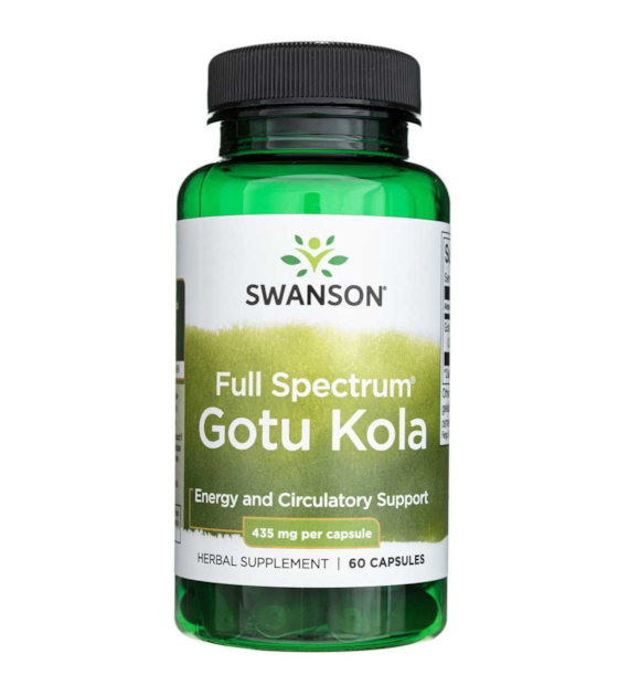 Swanson Full Spectrum Gotu Kola 435 mg - 60 Capsules