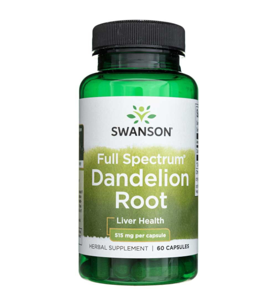 Swanson Full Spectrum Dandelion Root 515 mg - 60 Capsules