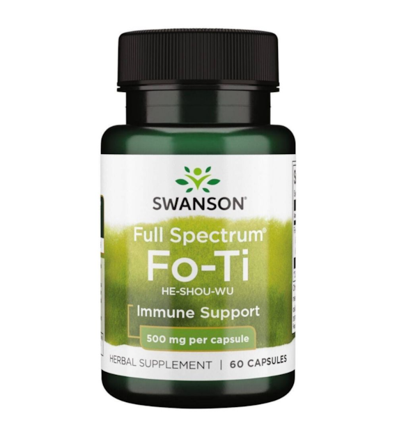 Swanson Full Spectrum Fo-Ti (He-Shou-Wu) 500 mg - 60 kapsułek