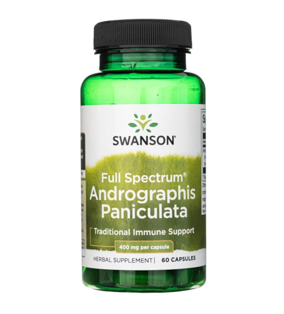 Swanson Full Spectrum Andrographis Paniculata 400 mg - 60 Capsules