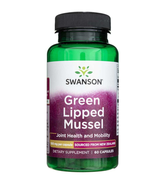 Swanson Grünlippmuschel 500 mg - 60 Kapseln