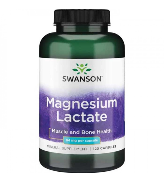 Swanson Mleczan magnezu 84 mg - 120 kapsułek