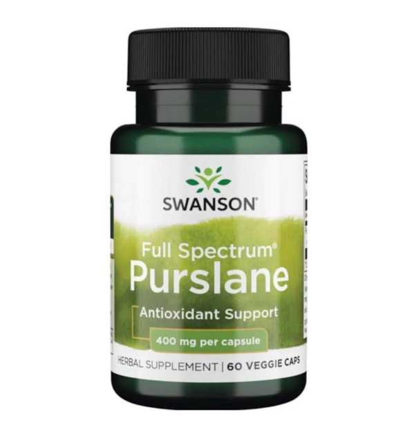 Swanson Full Spectrum Purslane (Portulaka pospolita) 400 mg - 60 kapsułek
