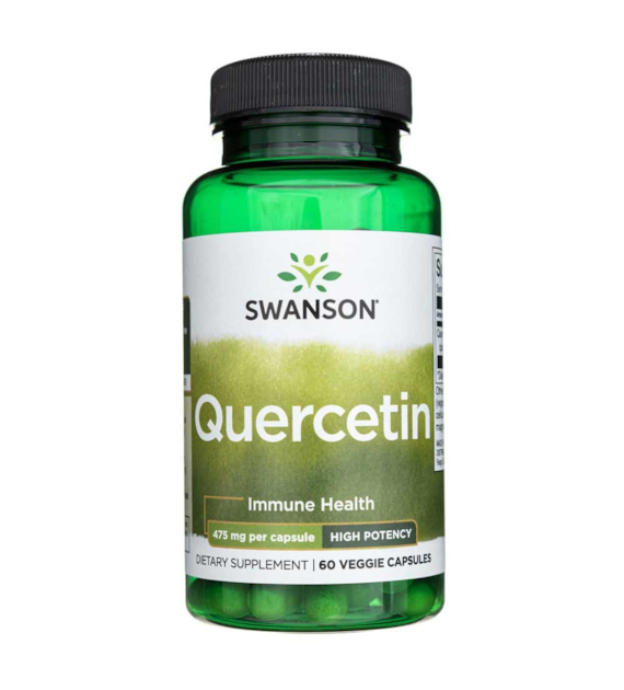 Swanson Quercetin 475 mg - 60 rostlinných kapslí