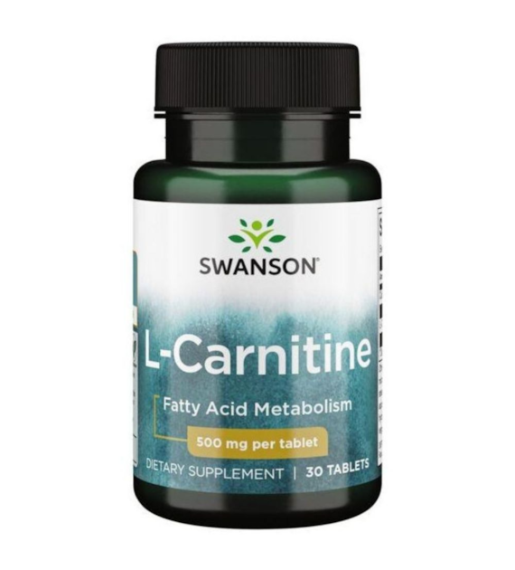Swanson L-Carnitine (L-Karnityna) 500 mg - 30 tabletek