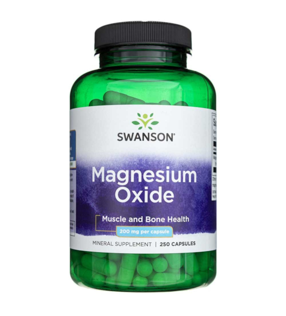 Swanson Magnesium Oxid 200 mg - 250 Kapseln