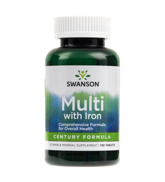 Swanson Just One Multi se železem - 130 tablet