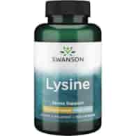 Swanson L-Lysine 500 mg - 100 Capsules