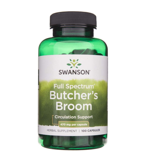 Swanson Butcher's Broom (Ruszczyk Kolczasty) 470 mg - 100 kapsułek
