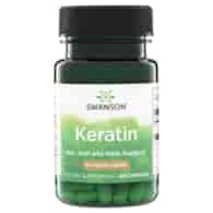 Swanson Keratyna (Keratin) 50 mg - 60 kapsułek