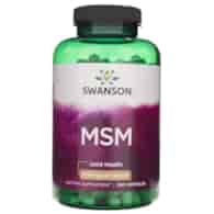 Swanson MSM (siarka organiczna) 500 mg - 250 kapsułek