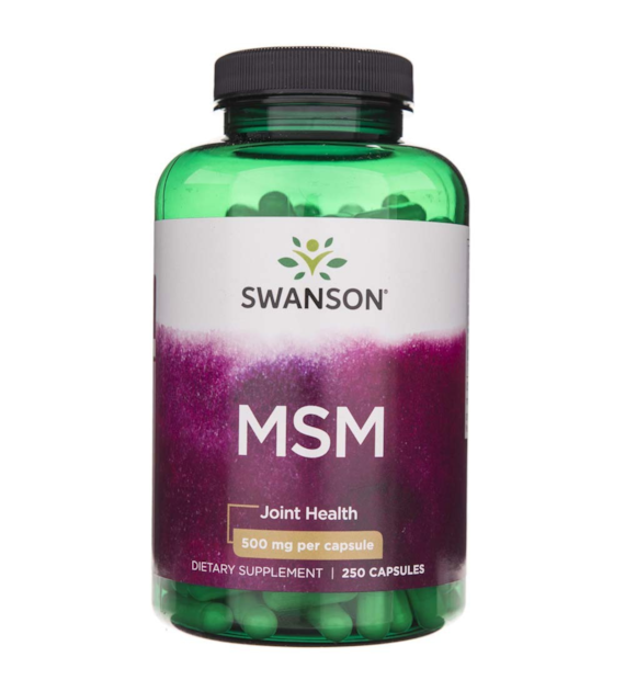 Swanson MSM (siarka organiczna) 500 mg - 250 kapsułek