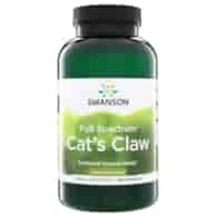 Swanson Koci Pazur (Cat's Claw) 500mg - 250 kapsułek