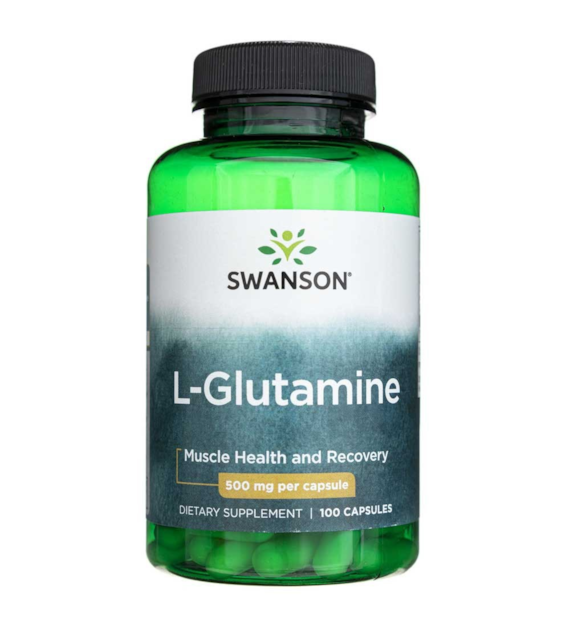 Swanson L-Glutamina 500 mg - 100 kapsułek