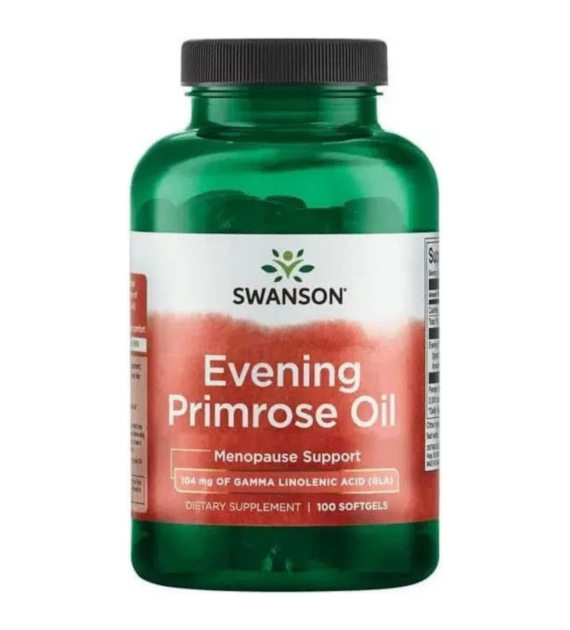 Swanson Evening Primorose Oil EPO (Olej z wiesiołka) - 100 kapsułek