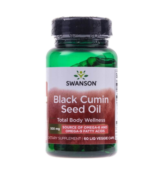Swanson Olej z nasion czarnego kminu (Black Cumin) 500 mg - 60 kapsułek