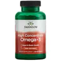 Swanson High Concentrate Omega-3 - 120 kapsułek