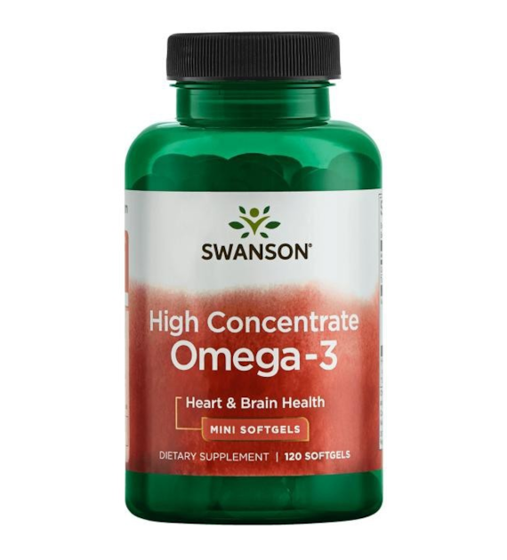 Swanson High Concentrate Omega-3 - 120 kapsułek