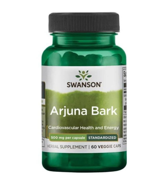 Swanson Ekstrakt z Arjuny 500 mg - 60 kapsułek