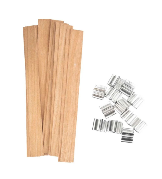 Bilovit Knoty drewniane z podstawkami 15 cm - 10 sztuk