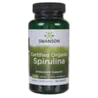 Swanson Spirulina certyfikowana - 180 tabletek
