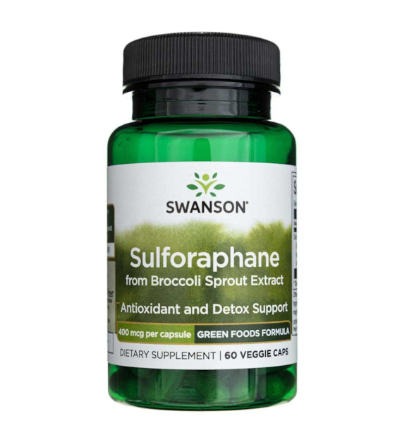 Swanson Sulforafan 400 mcg - 60 kapsułek