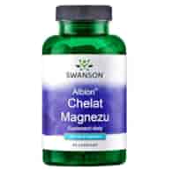Swanson Albion Chelat Magnezu 133 mg - 90 kapsułek