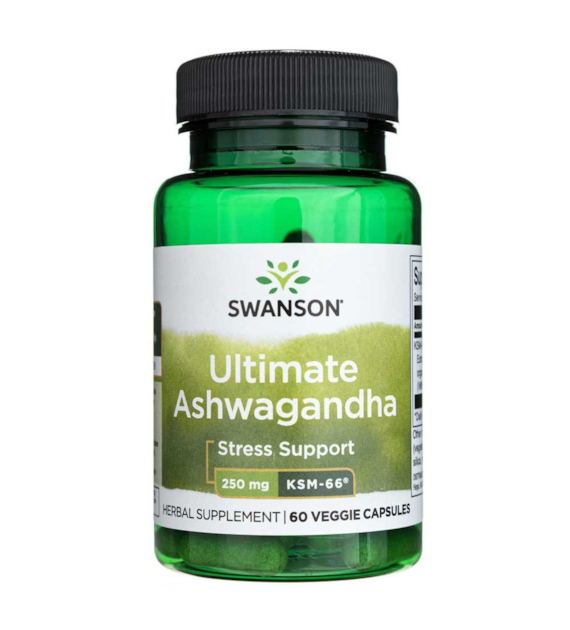 Swanson Ashwagandha KSM-66 250 mg - 60 kapsułek
