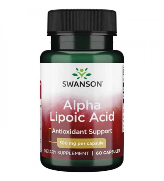 Swanson Kwas Alfa Liponowy (ALA) 300 mg - 60 kapsułek