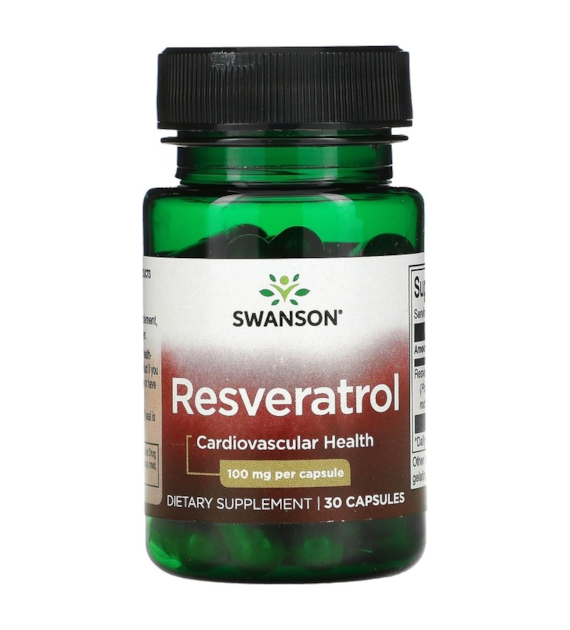 Swanson Resweratrol 100 mg - 30 kapsułek