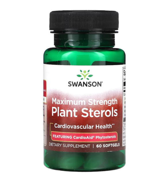 Swanson Maxium Strength Plant Sterols CardioAid - 60 kapsułek