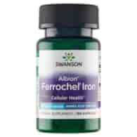 Swanson Albion Chelat Żelaza Ferrochel 18 mg - 180 kapsułek