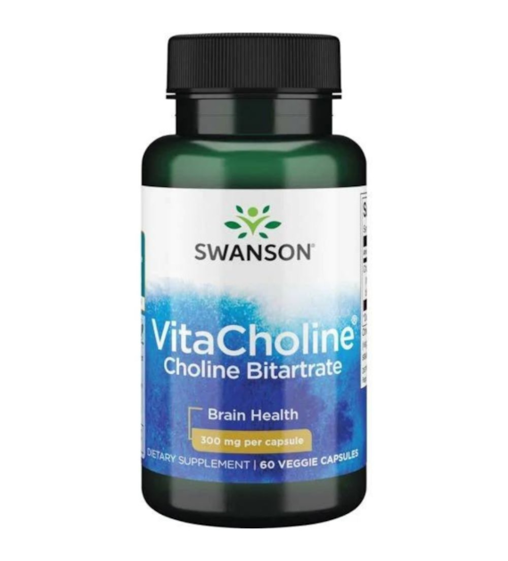 Swanson VitaCholine, Cholina 300 mg - 60 kapsułek