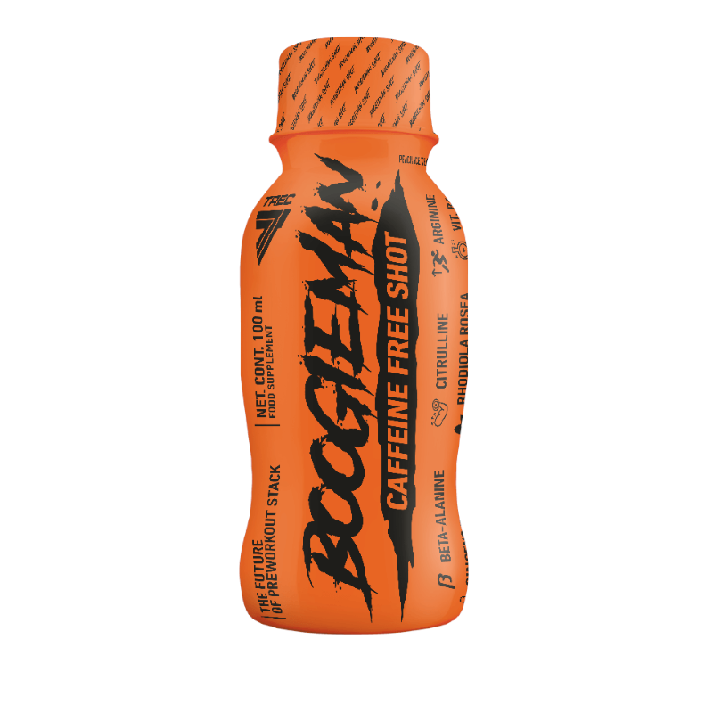 Trec Boogieman Caffeine Free Shot przedtreningowy Ice Tea Brzoskwiniowe - 100 ml