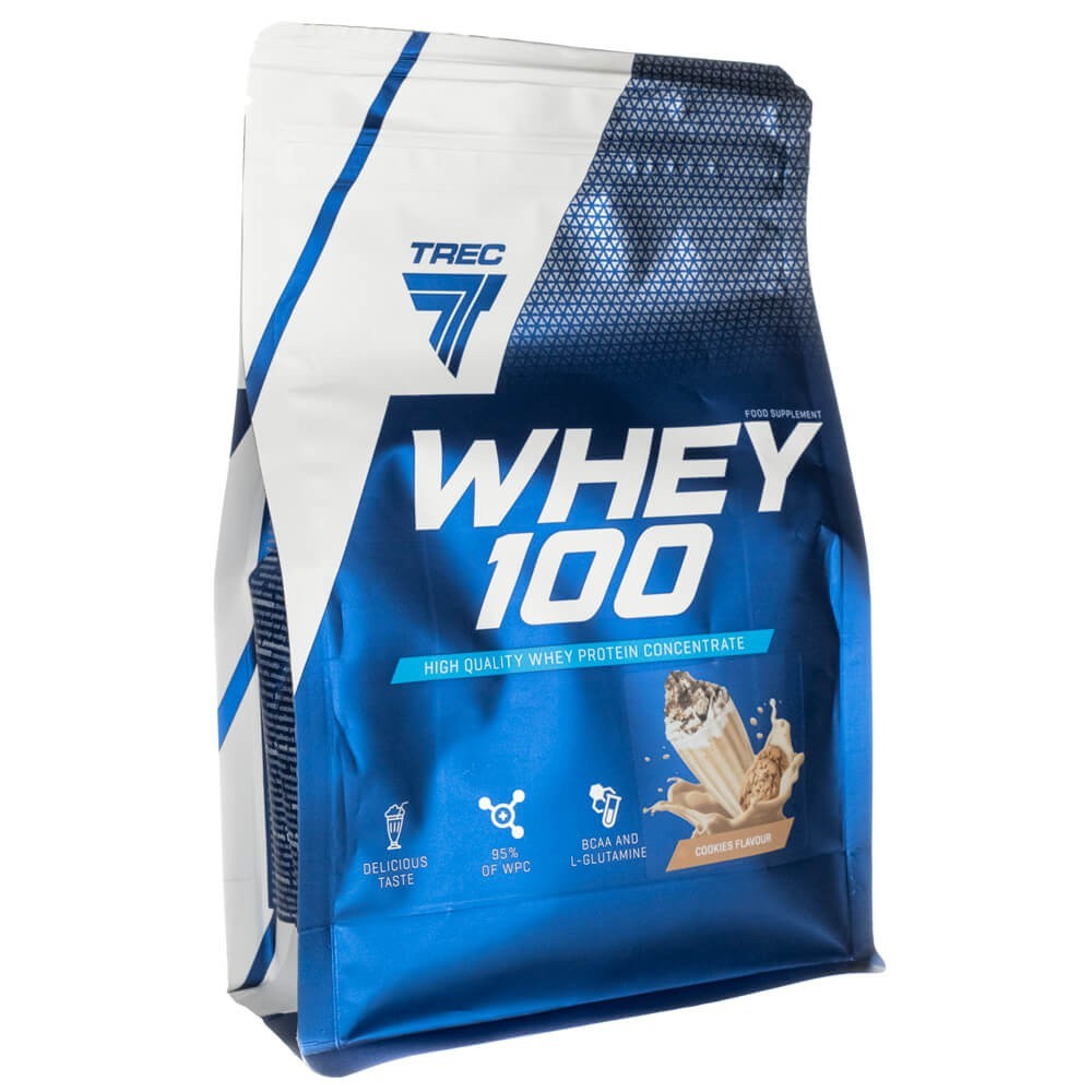 Trec Koncentrat białka serwatkowego Whey 100, ciasteczkowy - 700 g