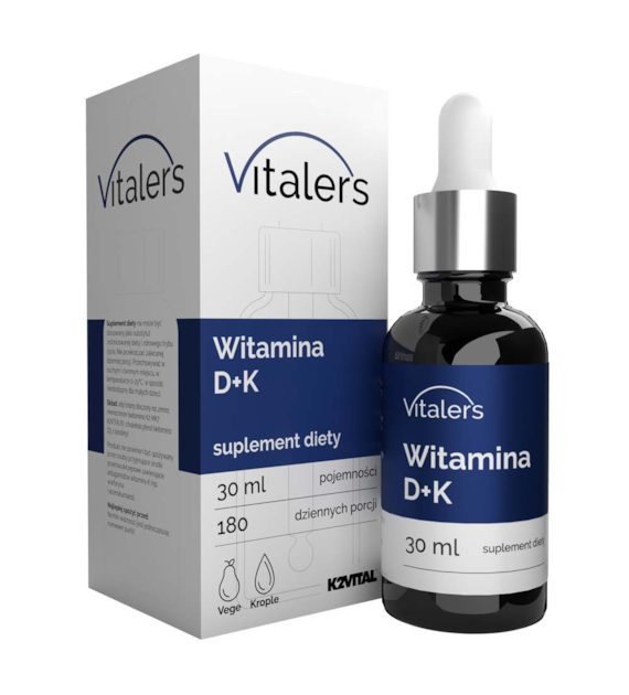 Vitaler's Vitamin D3 2000 IU K2-MK7 75 mcg, drops - 30 ml