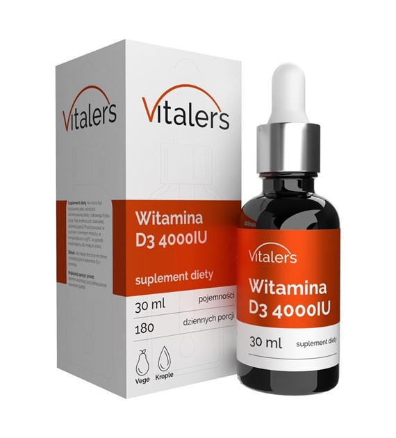 Vitaler's Witamina D3 4000 IU krople - 30 ml